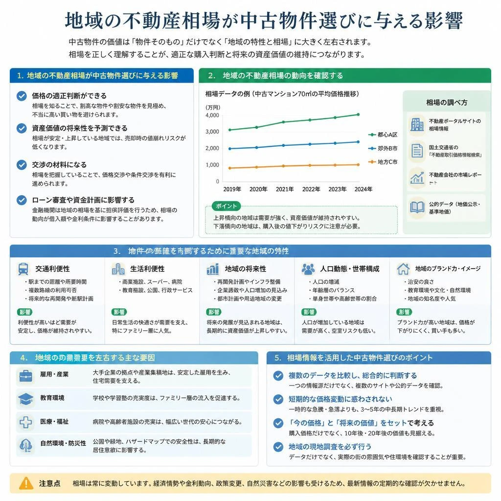地域相場の理解が投資物件選びを左右する