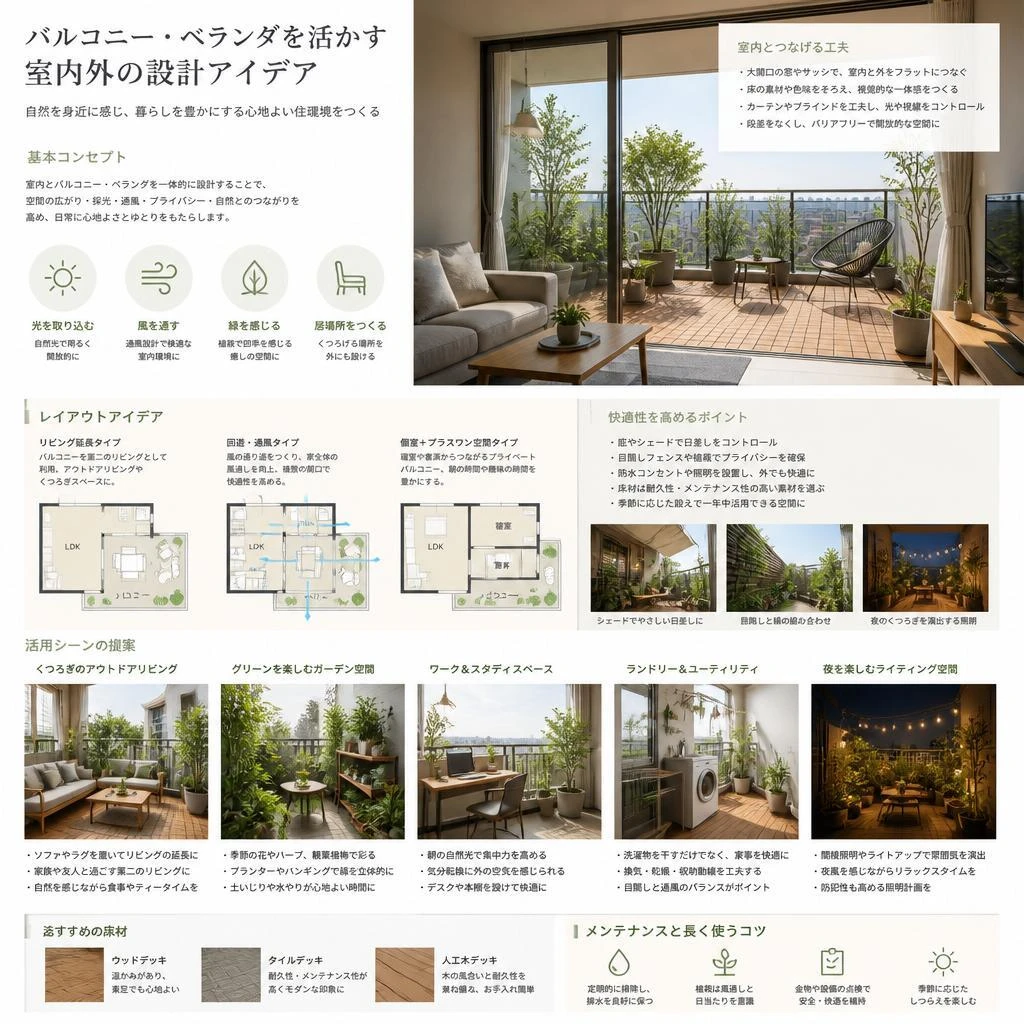 4. 室内外の設計のアイデア