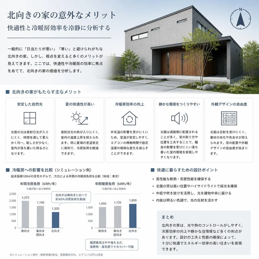 北向きの意外なメリットとデメリット