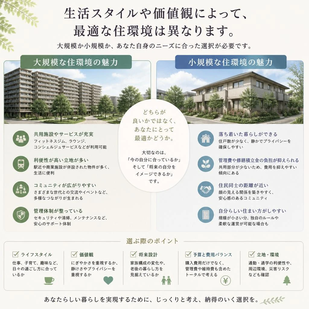 あなたにとっての最適な住環境とは？
