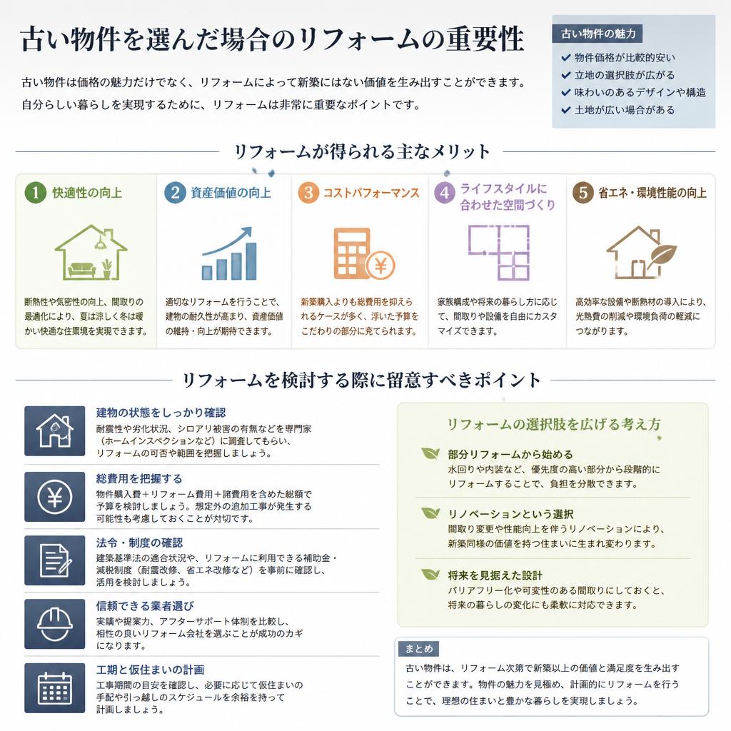 リフォームの可能性を見極める
