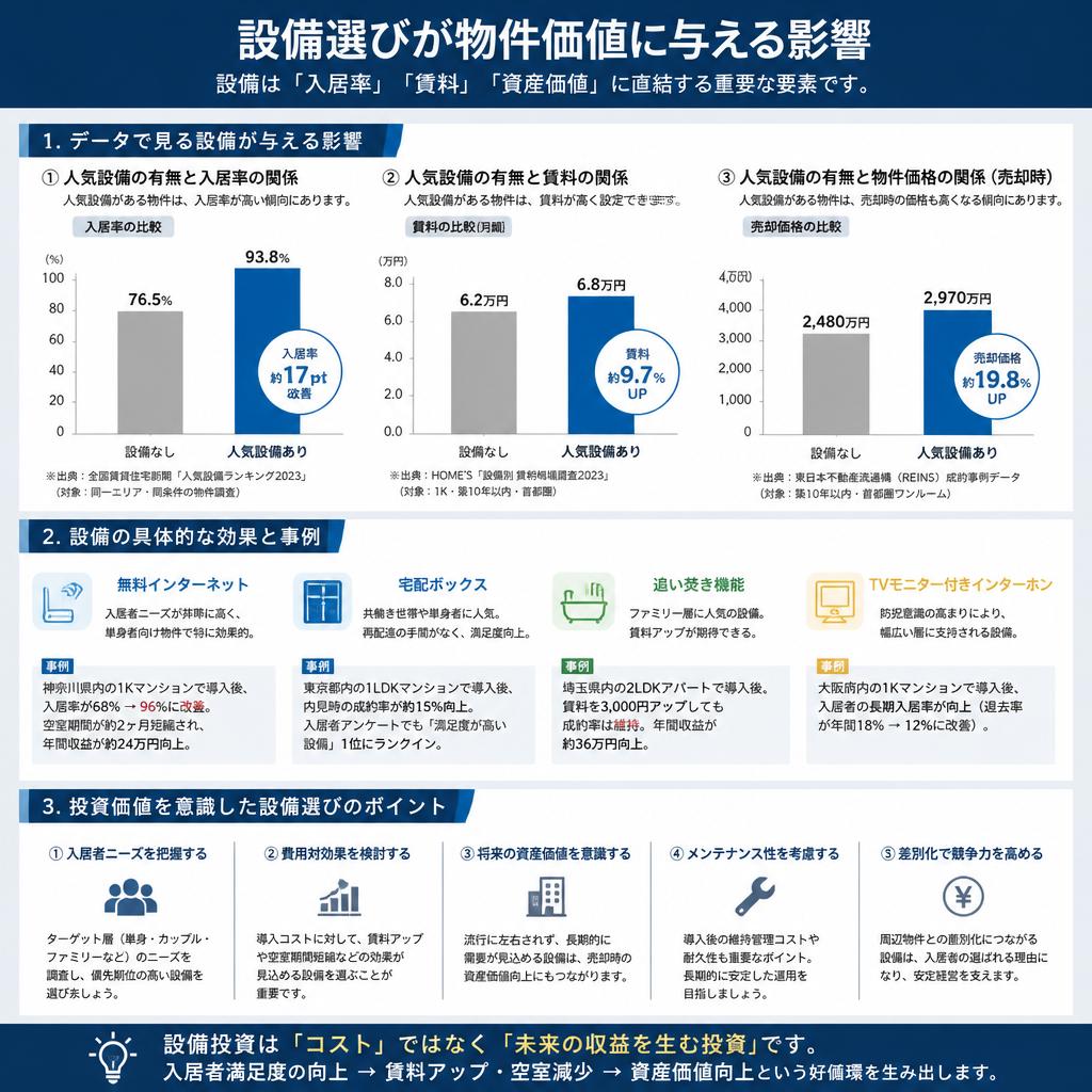 4. 物件価値を高める設備の重要性